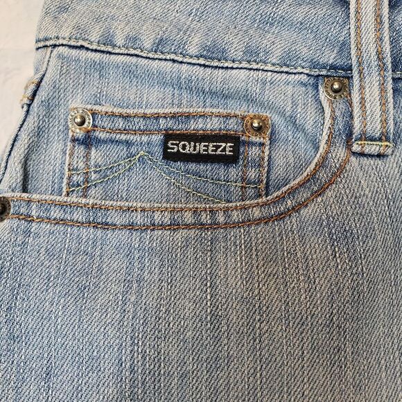 SQUEEZE JEANS Y2K Denim Jean Mini Skirt - Picture 2 of 6